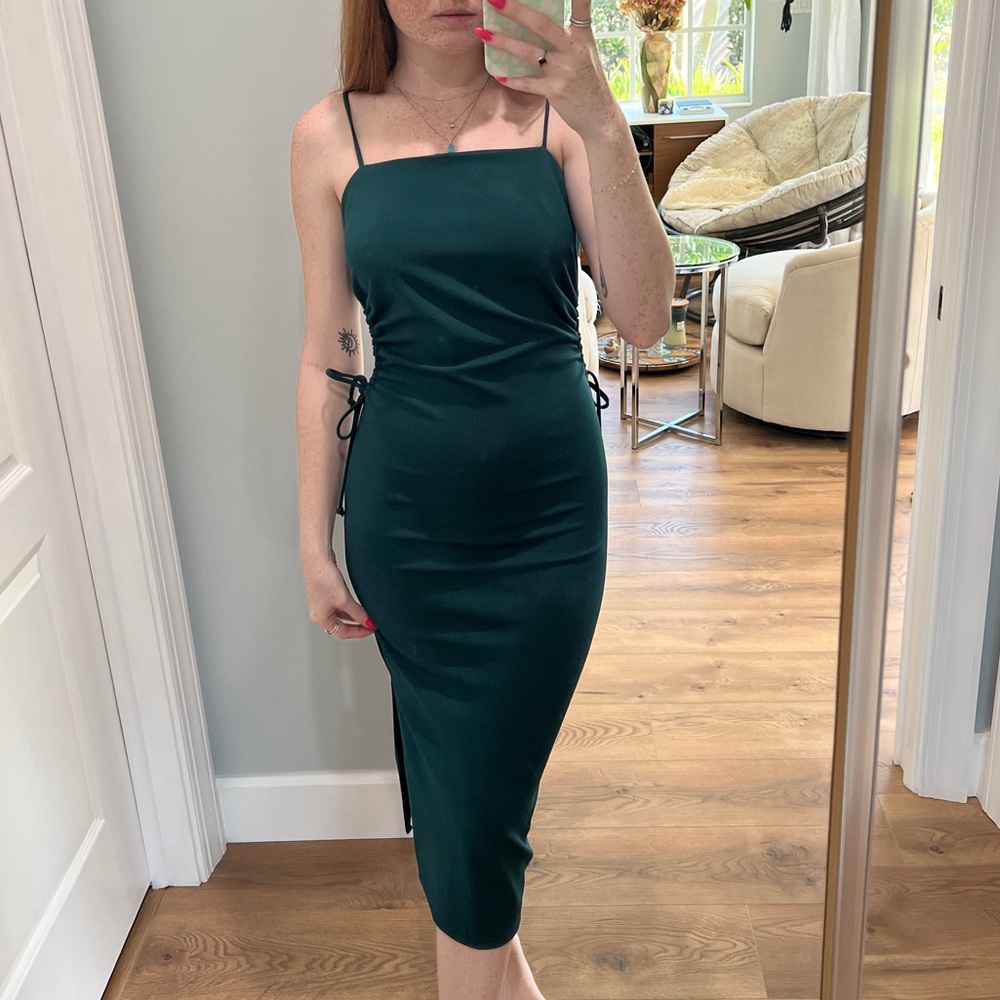Altar’d State Dark Green Dress